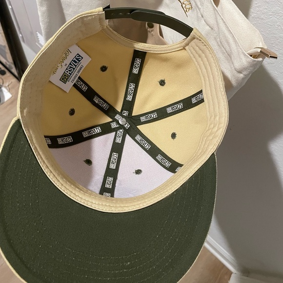 RSVLTS Tan Kids Hat with Colorful Embroidery - Picture 2 of 2